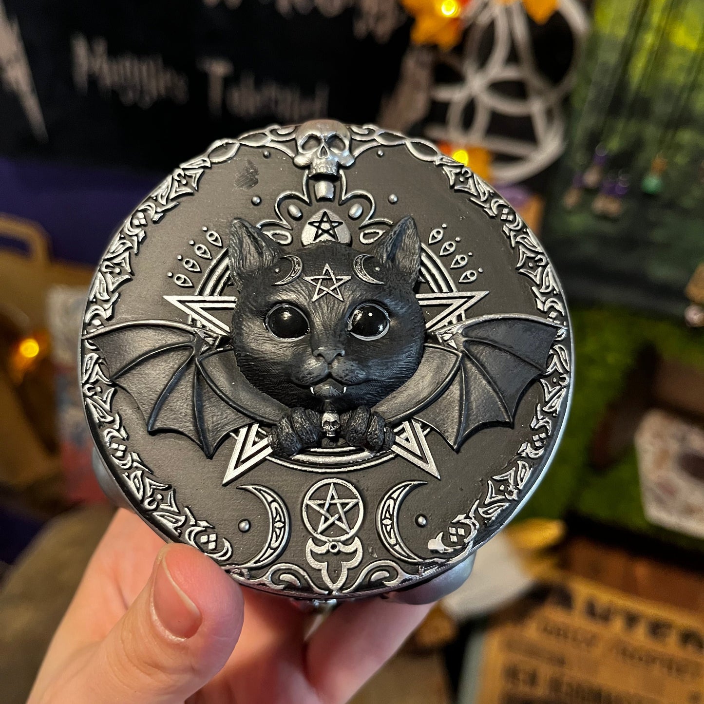 Melna kaķa lādīte Malpuss Trinket Box 10,8 cm Nemesis Now