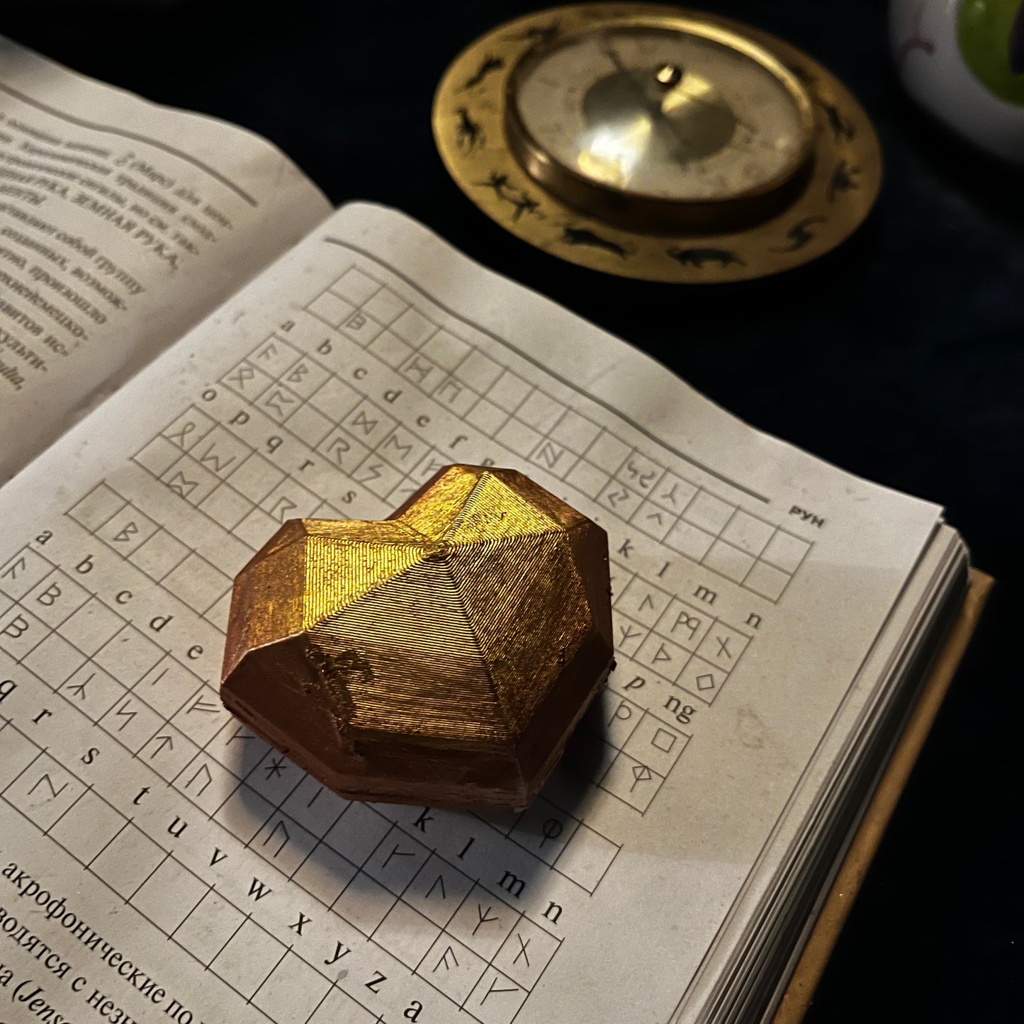 Golem's Heart quest task. Off-site corporate event Escape Room Prop