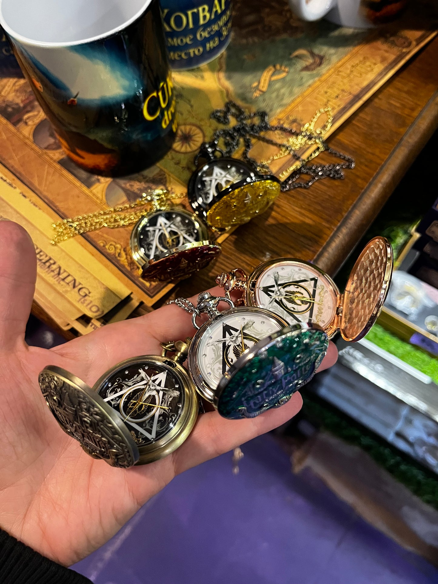 Quartz pocket watch Harry Potter style | cosplay accessory