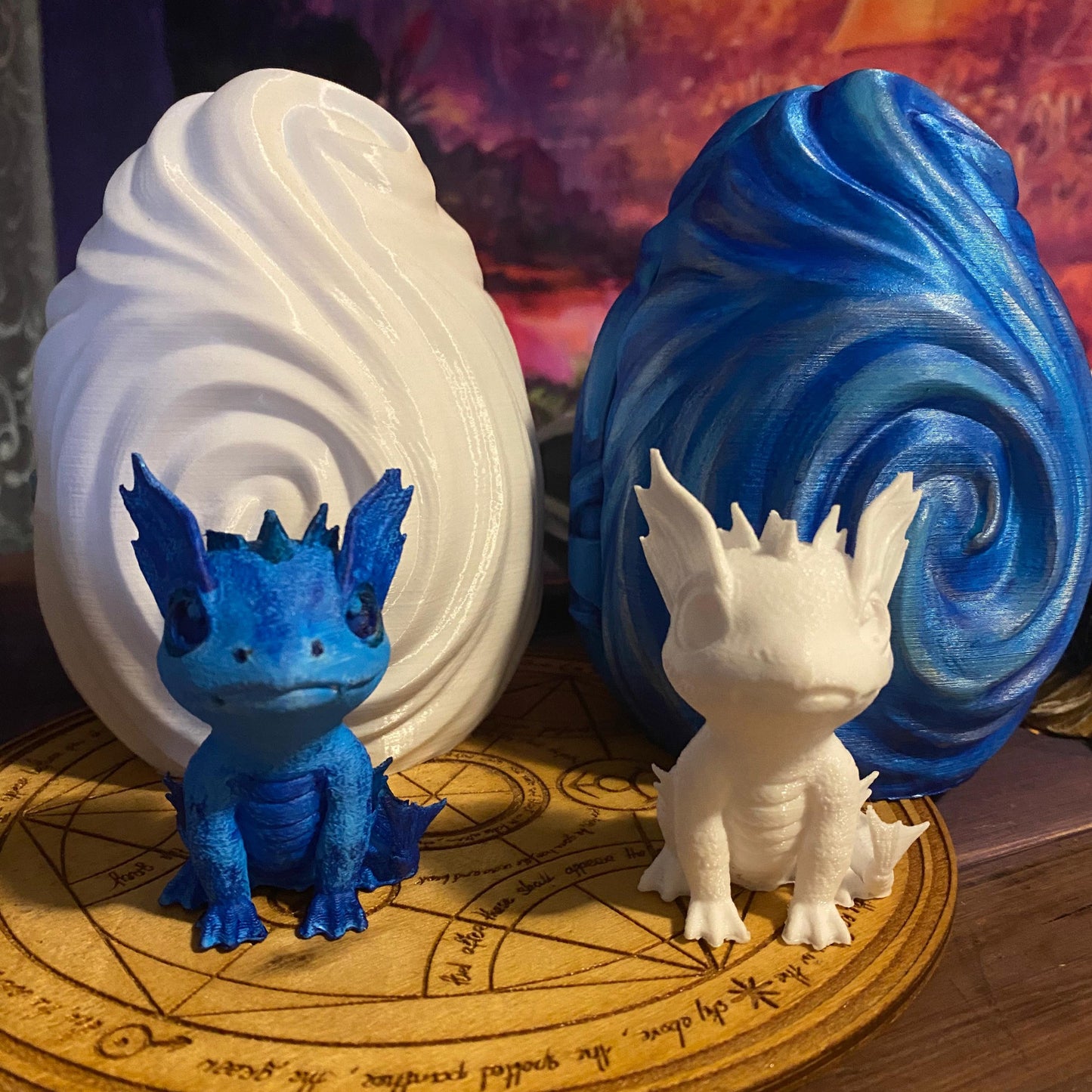 Dragon Egg & Baby Dragon painting workshop in Riga ā Weasgley Craft & Magic