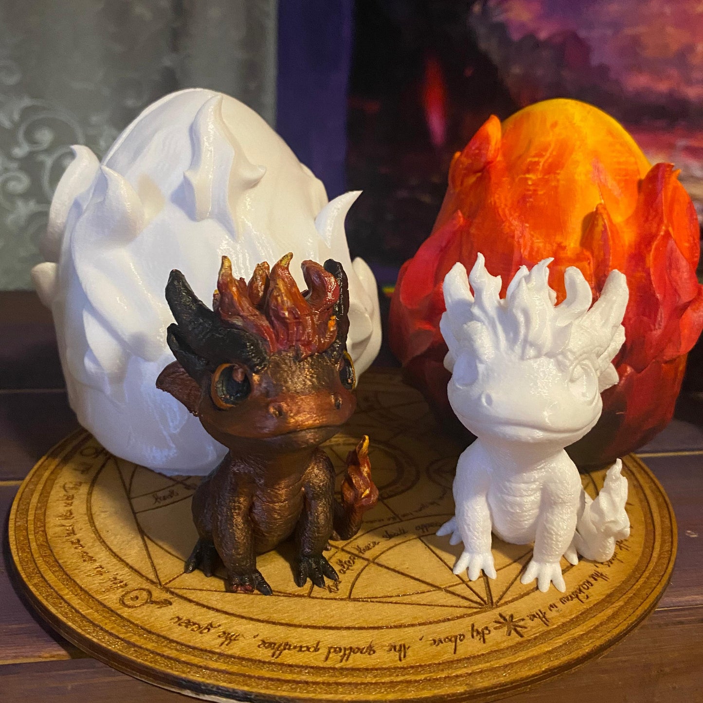 Pūķa olas un pūķīŔa apgleznoÅ”anas meistarklase RÄ«gÄ ā Weasgley Craft & Magic