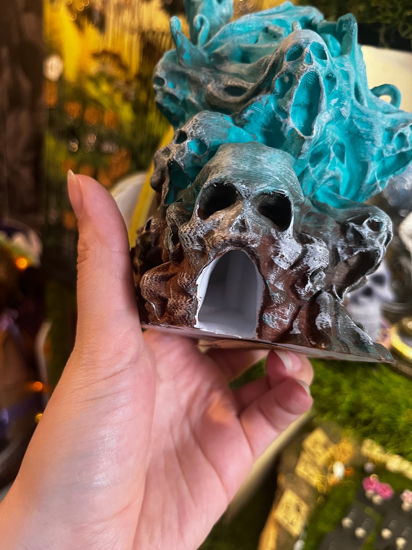 Skull Spirits Tower for DND dice