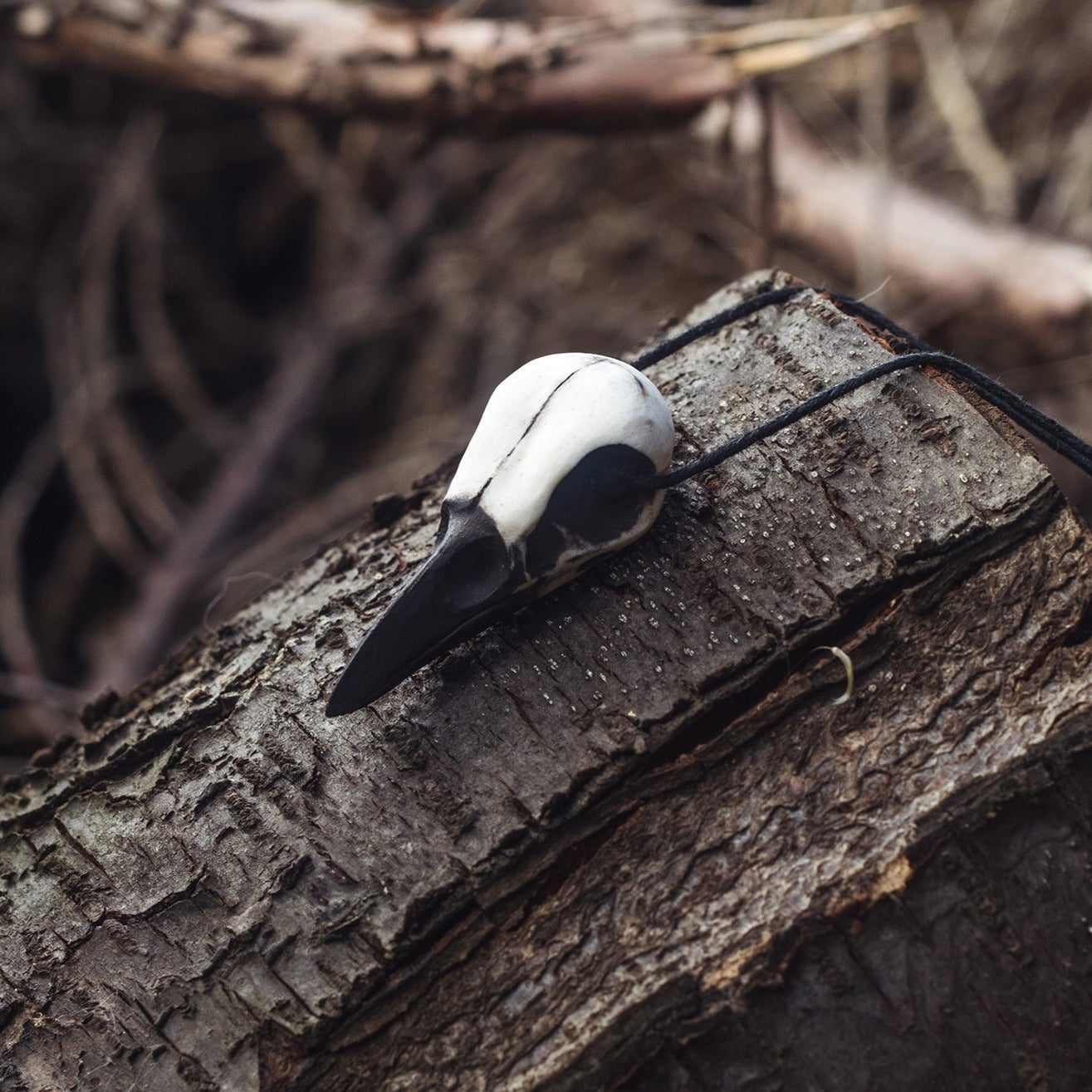 Raven skull pendant - Nyth