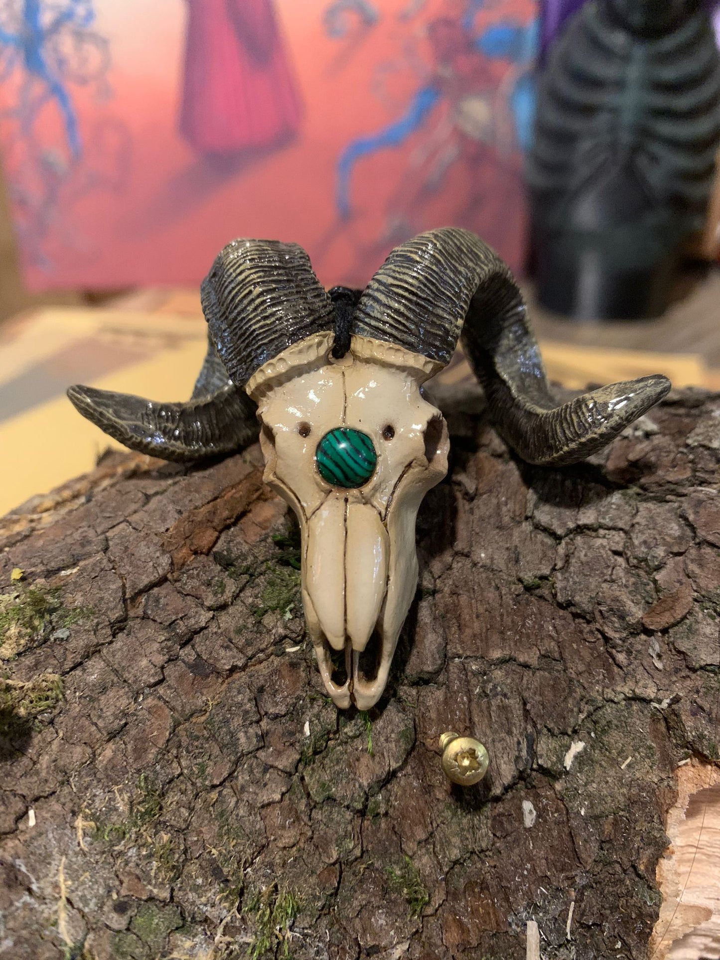 Ram skull pendant - Nyth