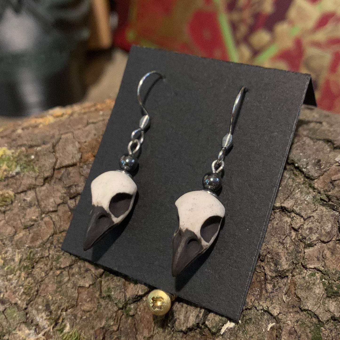 Bird Skull Earrings - Nyth