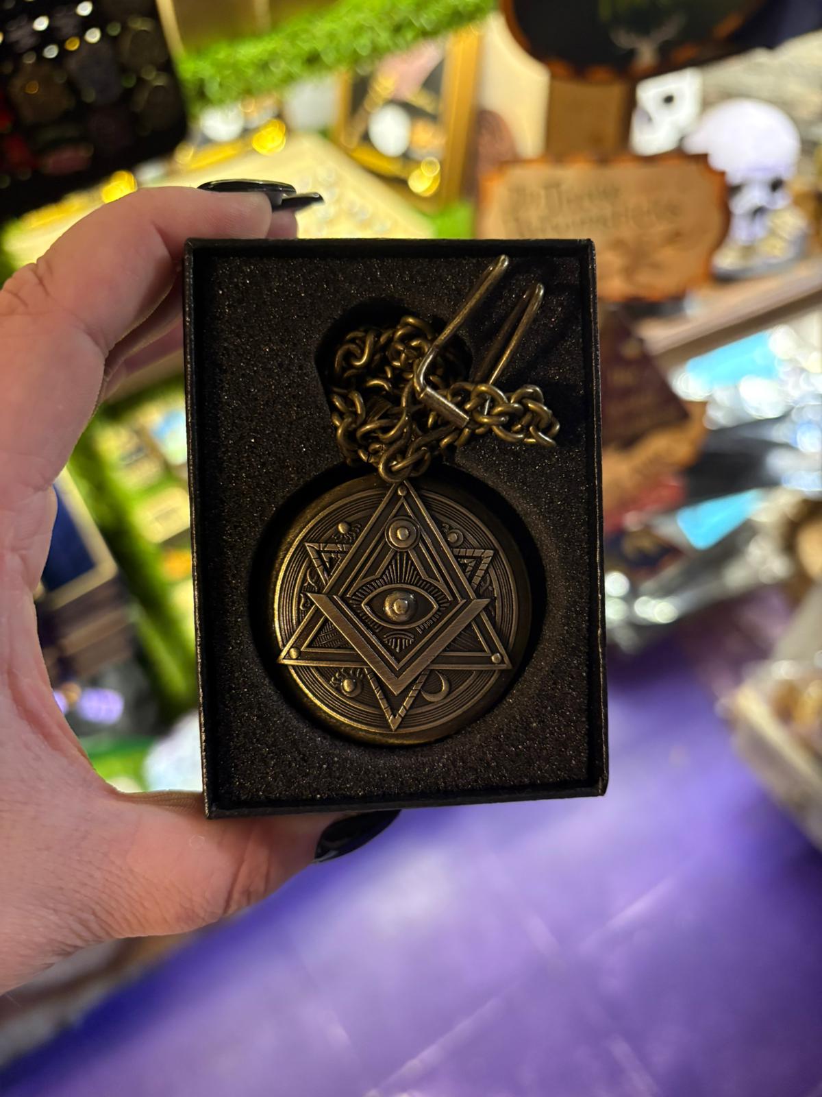 quartz chain pocket watch