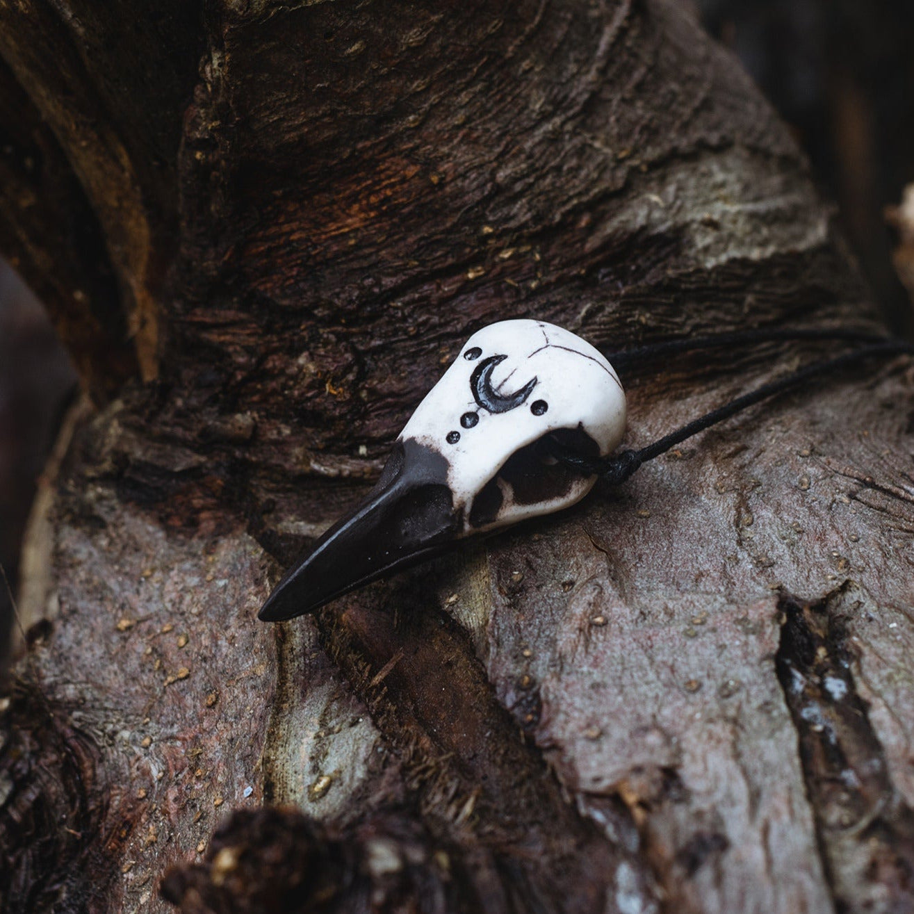 Raven skull pendant - Nyth