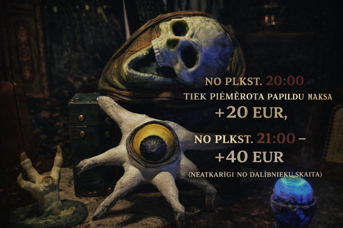 Kvests Nolādētas lietas grupai līdz 12 dalībniekiem