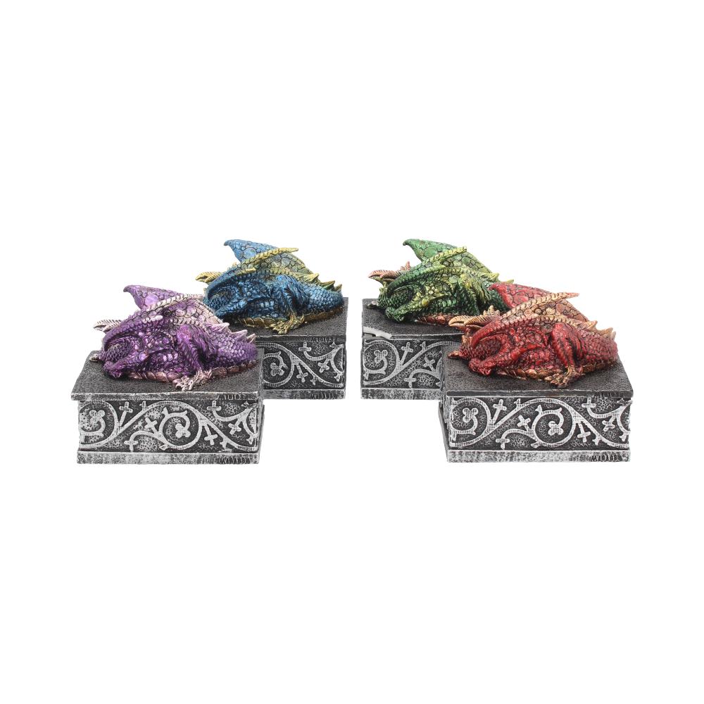 Dragon Safehold Box 8.4cm – Mini Treasure Dragon (4 Colours)