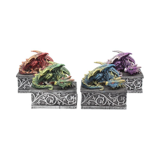 Dragon Safehold Box 8.4cm – Mini Treasure Dragon (4 Colours)