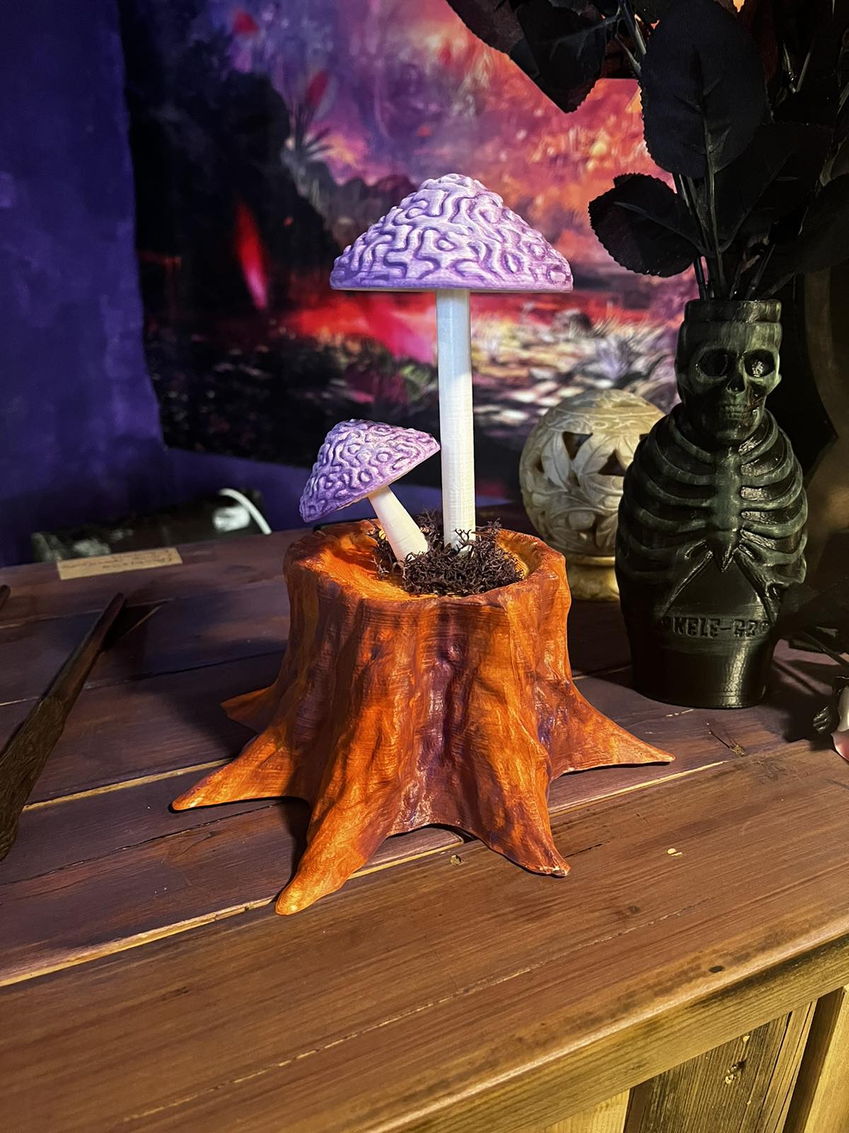 Master class Mushroom lamp