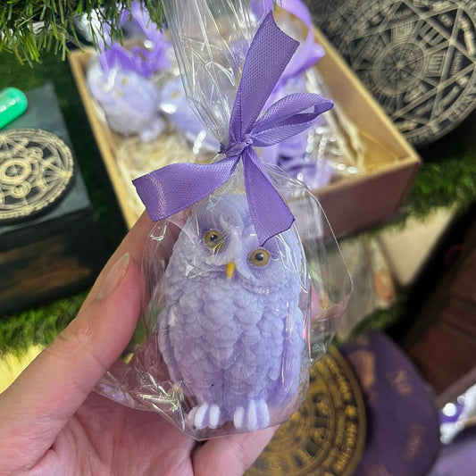 Handmade lavender soap, owl/sorting hat