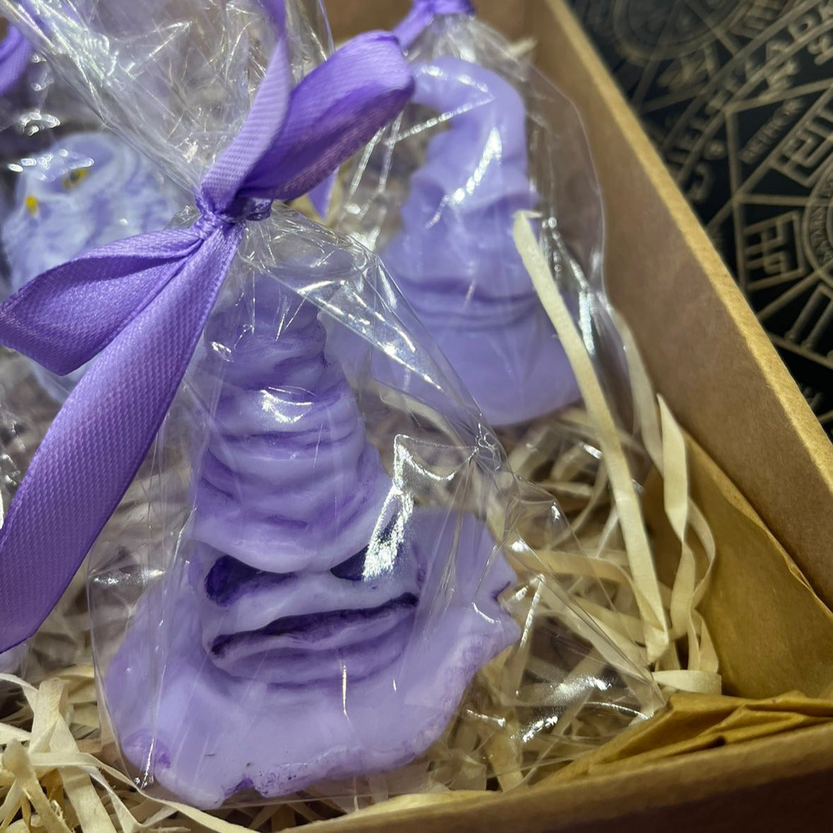 Handmade lavender soap, owl/sorting hat