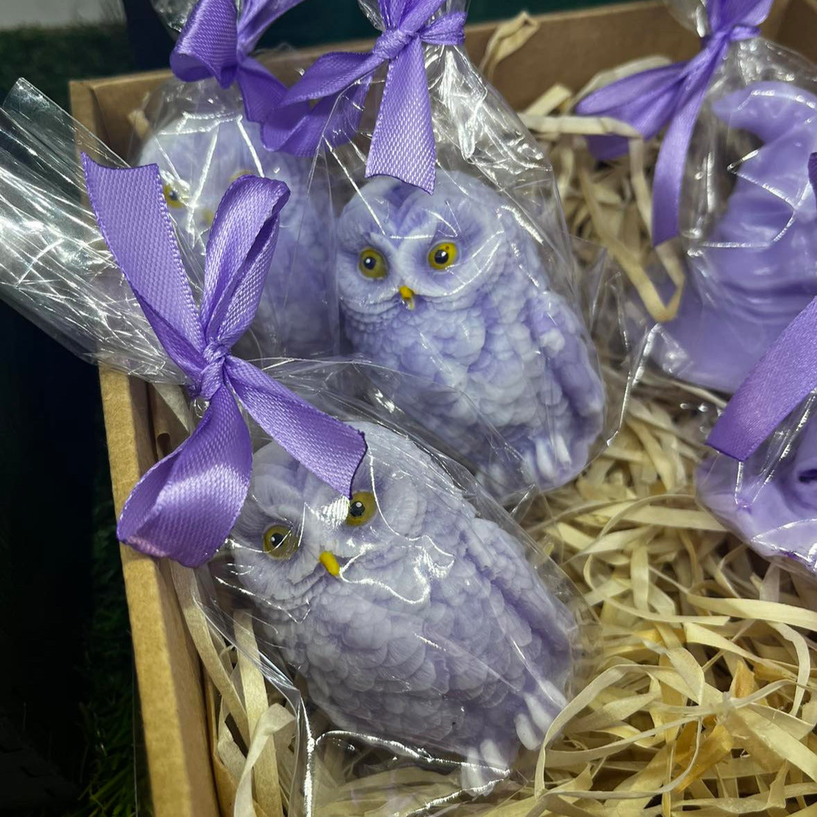 Handmade lavender soap, owl/sorting hat